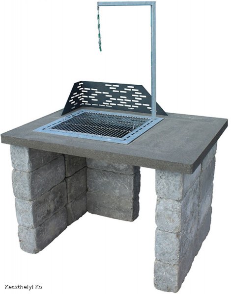 kertisütö,kerti grill,kőgrill,bográcsoló